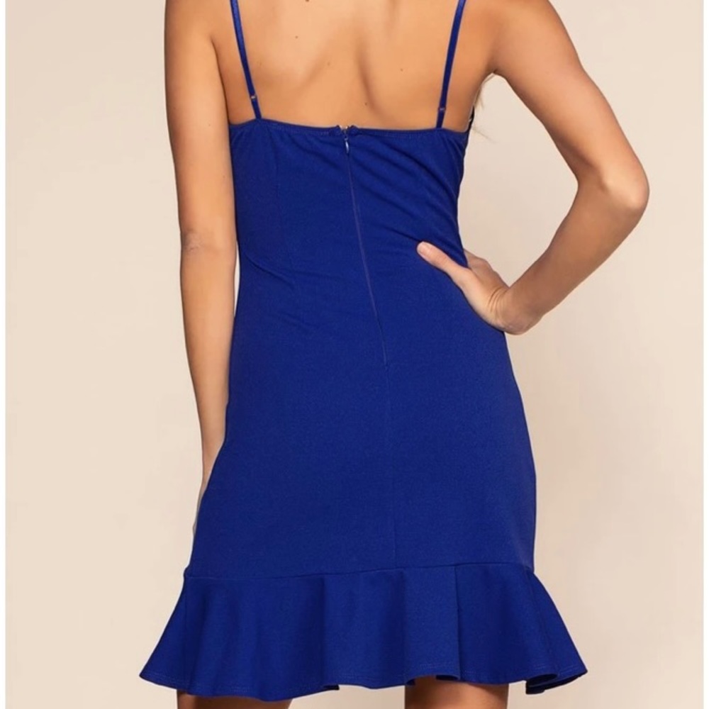 Priceless- Sassafras Bodycon Dress- Royal Blue - Picture 4 of 4